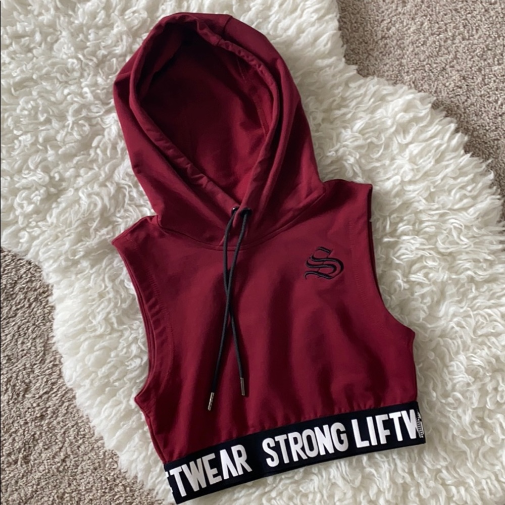 Strong Liftwear Crop Hoodie Tank